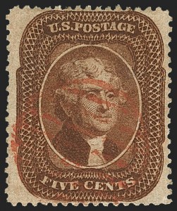 Sale 1162, Lot 95, 1857-60 Issue (Scott 18-39)