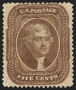 Sale 1162, Lot 97, 1857-60 Issue (Scott 18-39)