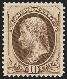 Sale 1163, Lot 115, 1870-71 National Bank Note Co. Ungrilled Issue (Scott 145-155)