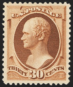 Sale Number 1163, Lot Number 155, 1887 American Bank Note Co. Issue (Scott 212-218) Sale Number 1163, Lot Number 155, 1887 American Bank Note Co. Issue (Scott 212-218)