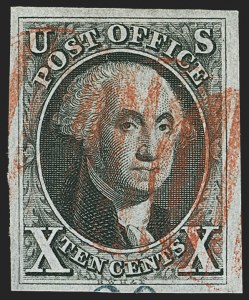 Sale Number 1163, Lot Number 2, 1847 Issue and 1875 Reproduction (Scott 1-4)