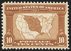 Sale Number 1163, Lot Number 251, 1904 Louisiana Purchase Issue (Scott 323-327)