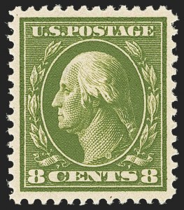 Sale 1163, Lot 287, 1910-13 Washington-Franklin Issue (Scott 374-396)