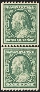 Sale Number 1163, Lot Number 290, 1910-13 Washington-Franklin Issue (Scott 374-396)