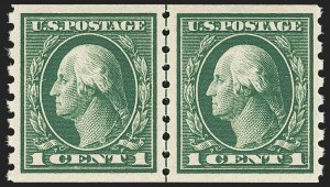 Sale 1163, Lot 311, 1912-14 Washington-Franklin Issue (Scott 405-423)