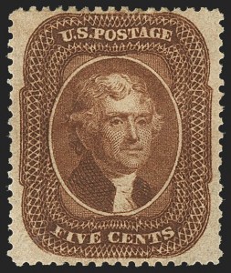 Sale 1163, Lot 32, 1857-60 Issue (Scott 19-39)