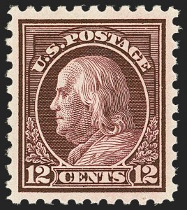 Sale 1163, Lot 332, 1913-15 Washington-Franklin Issues (Scott 424-440)