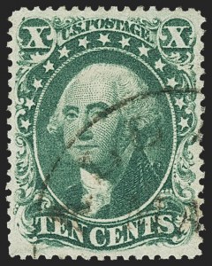 Sale Number 1163, Lot Number 34, 1857-60 Issue (Scott 19-39) Sale Number 1163, Lot Number 34, 1857-60 Issue (Scott 19-39)