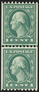 Sale 1163, Lot 344, 1913-15 Washington-Franklin Issues (Scott 441-461)