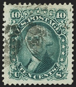 Sale 1163, Lot 69, 1867-68 Grilled Issue (Scott 79-101)