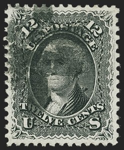 Sale 1163, Lot 70, 1867-68 Grilled Issue (Scott 79-101)