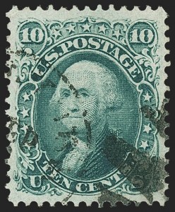 Sale 1163, Lot 74, 1867-68 Grilled Issue (Scott 79-101)