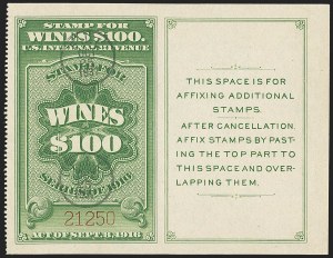 Sale 1164, Lot 503, Wine Stamps - 1934 Issue
