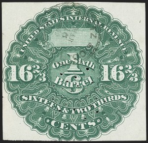 Sale 1164, Lot 531, Beer Stamps - 1867 Issue