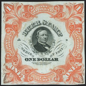 Sale 1164, Lot 552, Beer Stamps - 1871 Issue