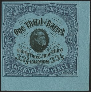 Sale 1164, Lot 562, Beer Stamps - 1878 Issue