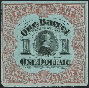Sale 1164, Lot 564, Beer Stamps - 1878 Issue