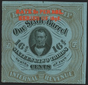 Sale 1164, Lot 572, Beer Stamps - 1898 Provisional Issue