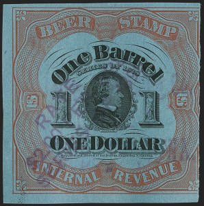 Sale 1164, Lot 580, Beer Stamps - 1898 Provisional Issue