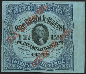 Sale 1164, Lot 585, Beer Stamps - 1898 Provisional Issue