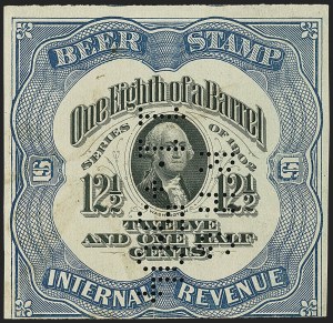 Sale 1164, Lot 597, Beer Stamps - 1898-1902 Issues