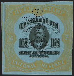 Sale 1164, Lot 598, Beer Stamps - 1898-1902 Issues