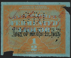 Sale 1164, Lot 663, Beer Stamps - 1933 Issue