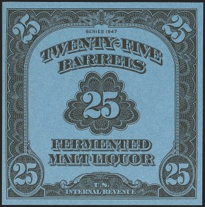 Sale 1164, Lot 677, Beer Stamps - 1933-51 Issues