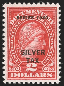 Sale 1164, Lot 693, Silver Tax - 1940 Issue