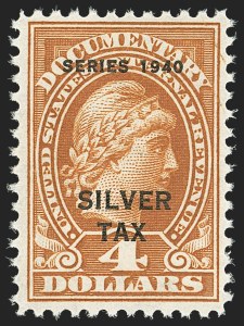Sale 1164, Lot 695, Silver Tax - 1940 Issue