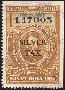 Sale 1164, Lot 699, Silver Tax - 1940 Issue