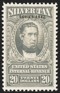 Sale 1164, Lot 712, Silver Tax - 1942 Issue