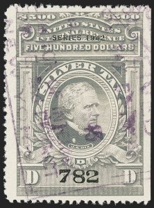 Sale 1164, Lot 718, Silver Tax - 1942 Issue