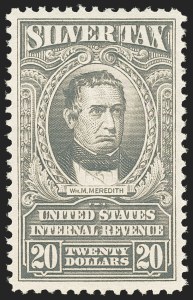 Sale 1164, Lot 720, Silver Tax - 1944 Issue, Balance of the Inman Collection
