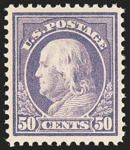 Sale 1166, Lot 1017, 1912-14 Washington-Franklin Issue (Scott 405-423)