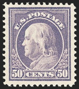 Sale 1166, Lot 1018, 1912-14 Washington-Franklin Issue (Scott 405-423)