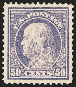 Sale 1166, Lot 1020, 1912-14 Washington-Franklin Issue (Scott 405-423)
