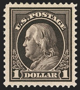 Sale 1166, Lot 1023, 1912-14 Washington-Franklin Issue (Scott 405-423)