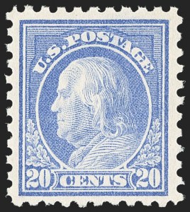 Sale 1166, Lot 1025, 1913-15 Washington-Franklin Issues (Scott 424-461)