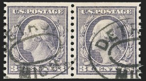 Sale 1166, Lot 1040, 1913-15 Washington-Franklin Issues (Scott 424-461)