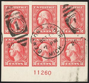 Sale 1166, Lot 1108, 1918-20 Offset Printing Issues (Scott 525-536)
