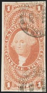 Sale 1166, Lot 1303, Revenues: First Issue (R1-R74)