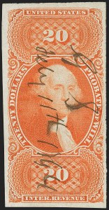 Sale Number 1166, Lot Number 1332, Revenues: First Issue, cont. (R96-R102)