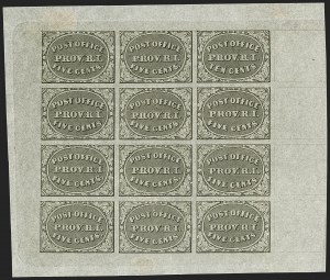 Sale 1166, Lot 545, Postmasters' Provisionals