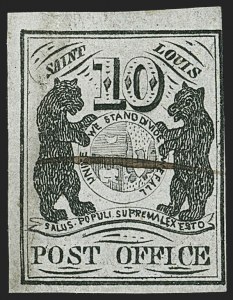 Sale 1166, Lot 547, Postmasters' Provisionals