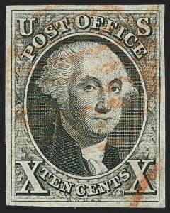 Sale 1166, Lot 573, 10c 1847 Issue (Scott 2)