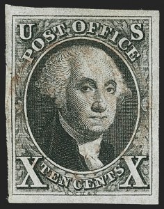 Sale 1166, Lot 576, 10c 1847 Issue (Scott 2)