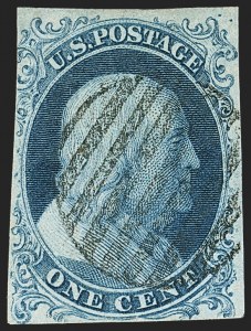 Sale 1166, Lot 586, 1c-3c 1851-56 Issue (Scott 5A-11A)