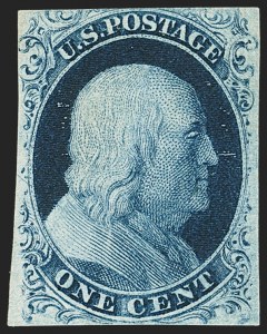 Sale 1166, Lot 590, 1c-3c 1851-56 Issue (Scott 5A-11A)