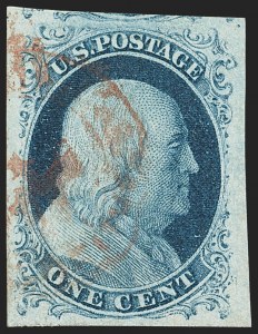 Sale Number 1166, Lot Number 592, 1c-3c 1851-56 Issue (Scott 5A-11A)